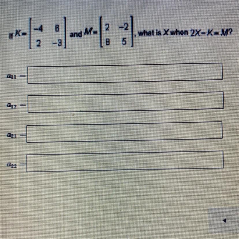 What is a11. A12. A21. A22-example-1