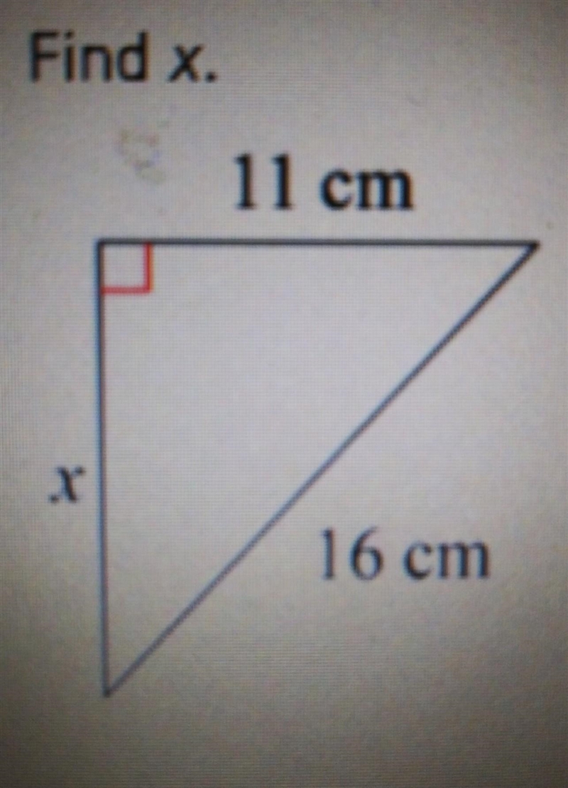 Find x. So .... how do u do this​-example-1