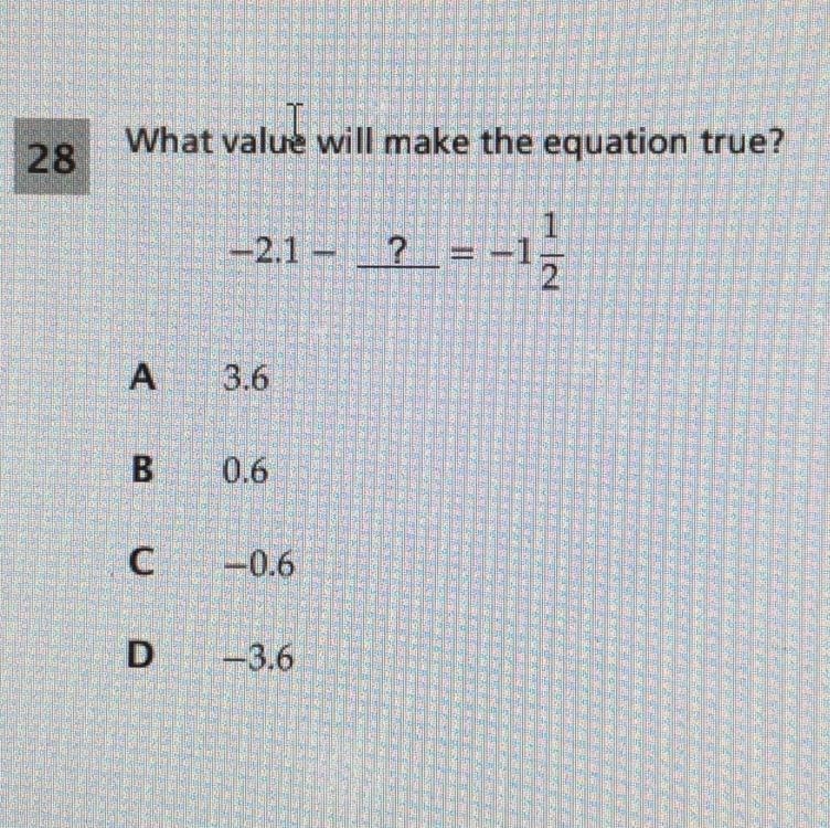 What value will make the equation true?-example-1