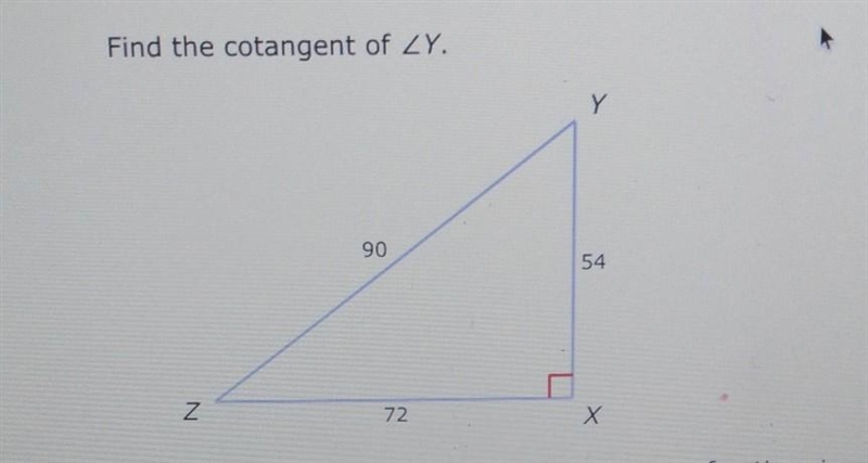 I just need to know which number is the opposite and which number is the adjacent-example-1