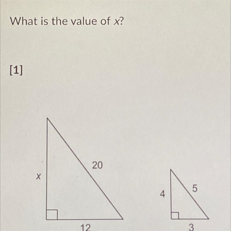 These triangles are proportional. What is the value of x?-example-1