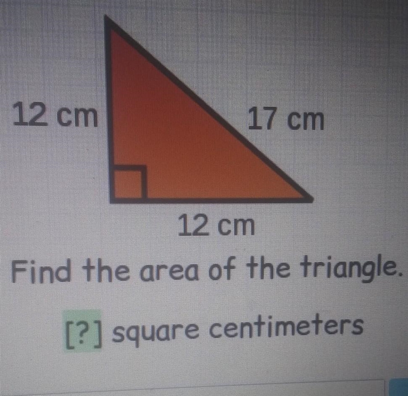 I'm doing an area of the triangle can you help me ​-example-1