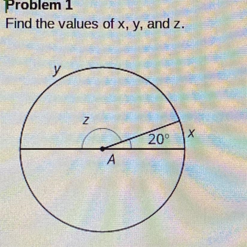 Find the values of x, y, and z.-example-1