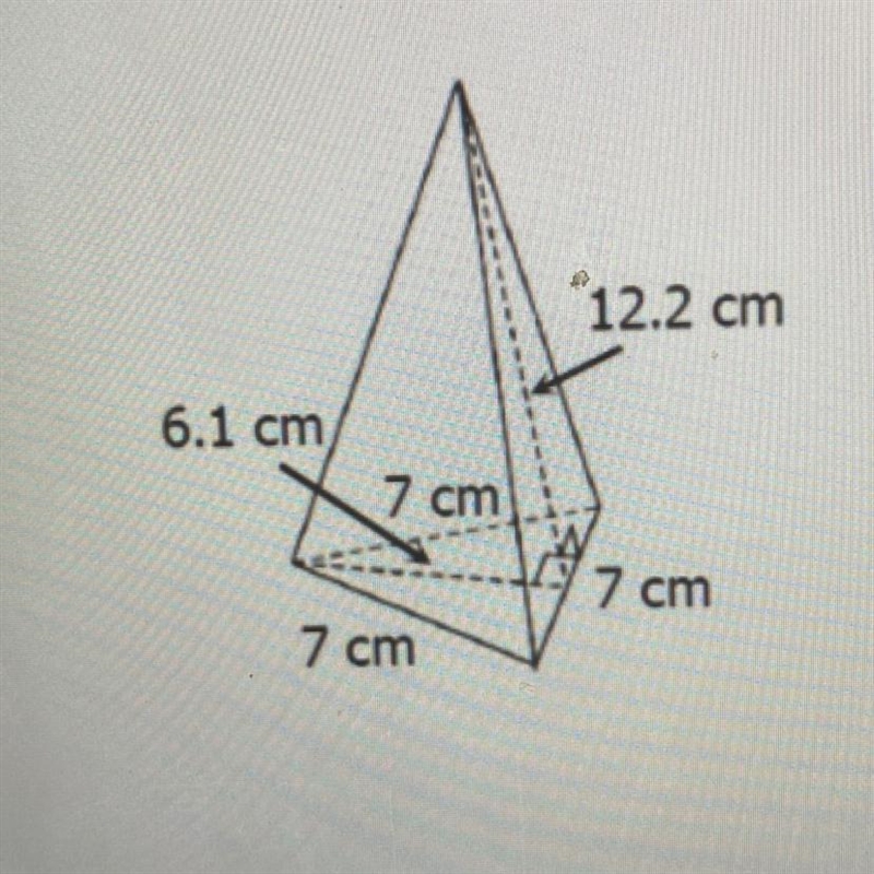 Find the surface area of the pyramid below. PLS HELPPP-example-1