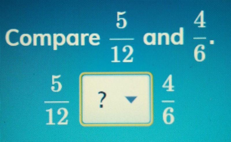 Compare these two fractions ​-example-1