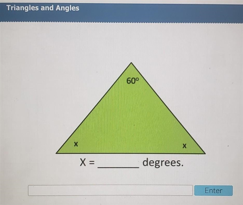 60° X X X = degrees. Pls help!​-example-1