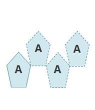 Which pattern was created using only the translation of pentagon A?-example-2