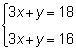 How many solutions exist for the system of equations below? Answer Choices: none one-example-1