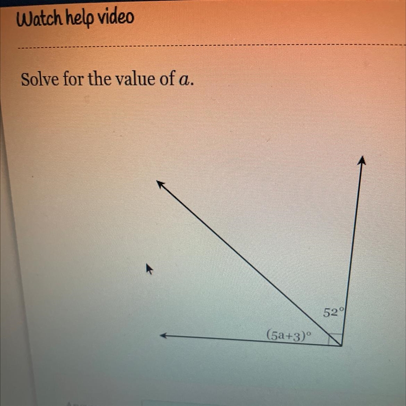 Solve for the value of a.-example-1