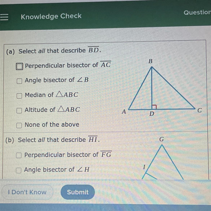 (a) select all the describe bd-example-1