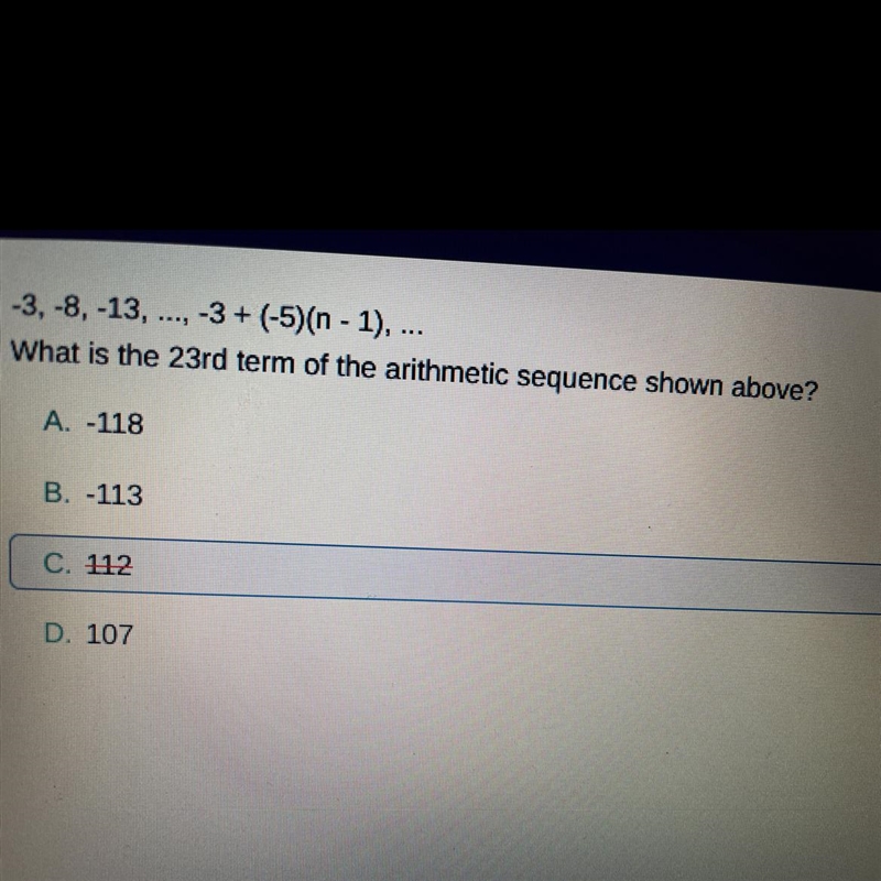 I need help the answer is not C . please show some type of explanation.-example-1