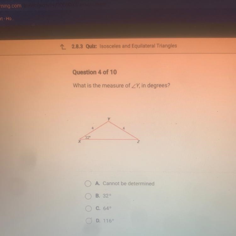 Please help What is the measure of Y, in degrees?-example-1