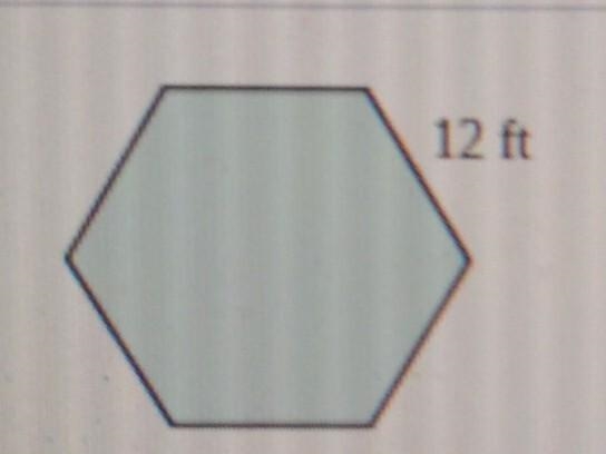 Find the area of the regular polygon​-example-1