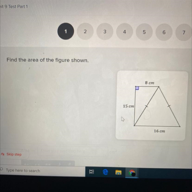 Find the area of the figure shown. Can someone help me please-example-1