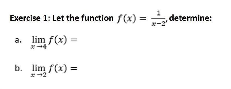 Function limits: Solve the activities in each image (full development) Answer with-example-1