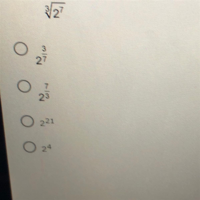 Rewrite the radical as a rational exponent.-example-1