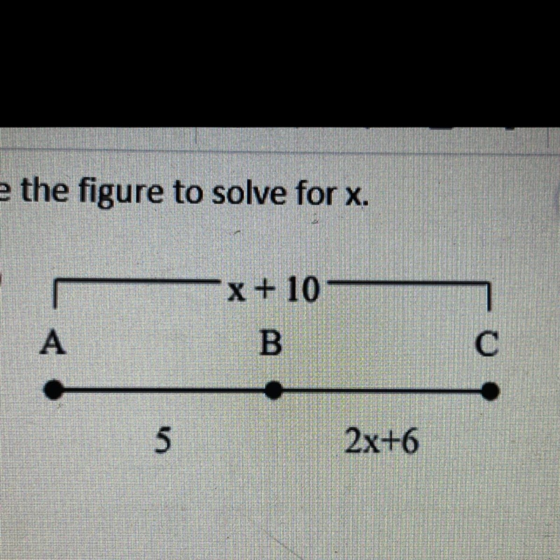 Use the figure to solve for X. I tried looking this one up and all i’m getting is-example-1