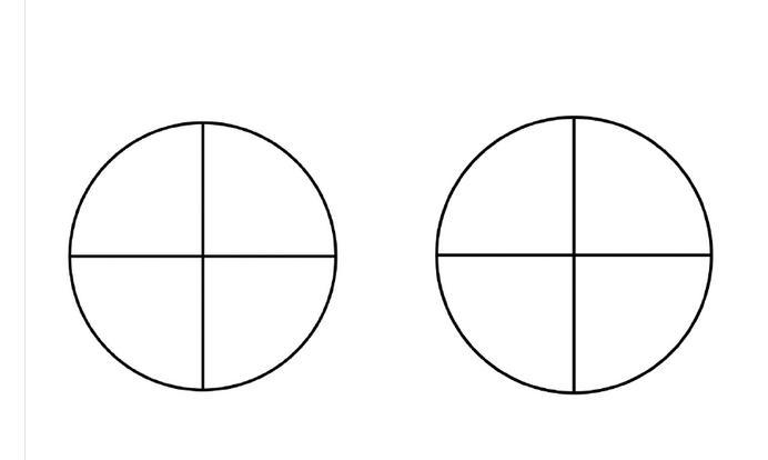 Draw TWO lines in each 90 degree angle, cutting each 90 into three equal angles.-example-1