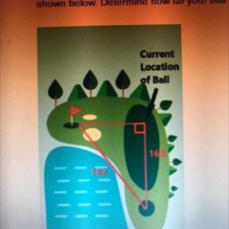 You are on the 18h hole at the Dallas Country Club you know that the distance from-example-1