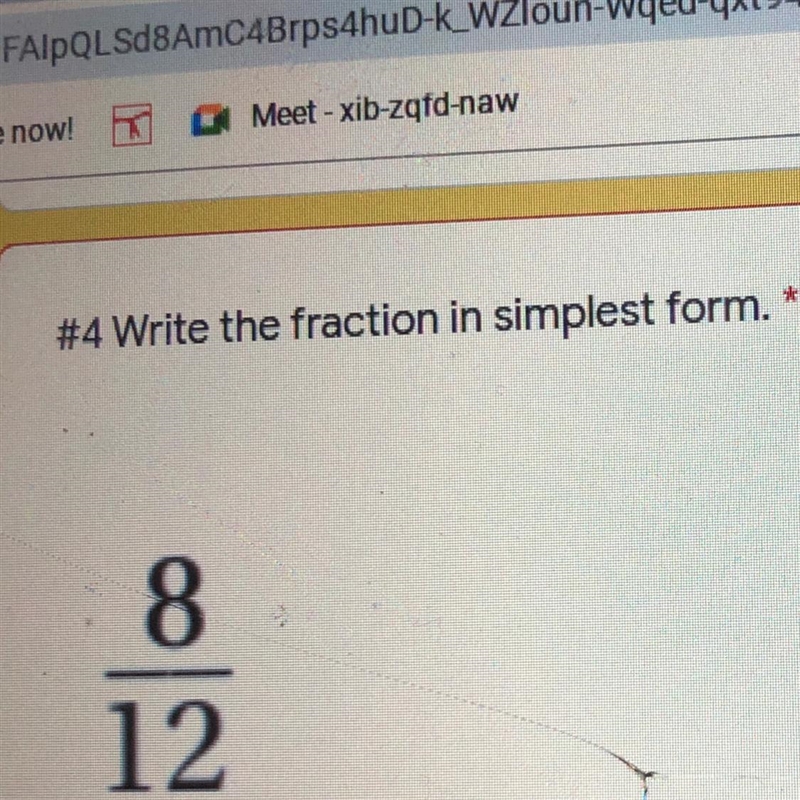 Write the fraction in simplest form. * 8/12-example-1