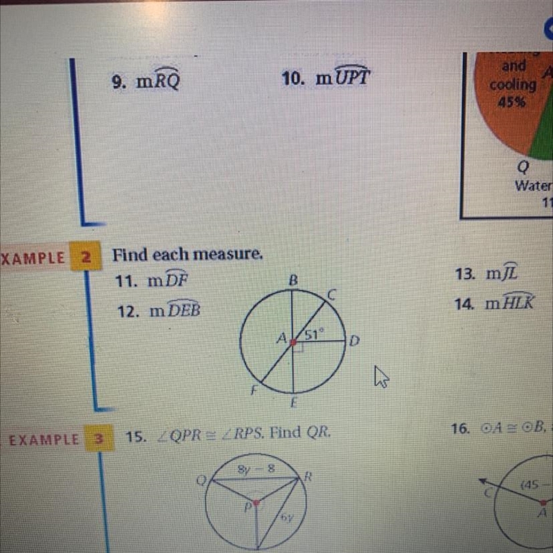 Find each measure. 11. m-example-1