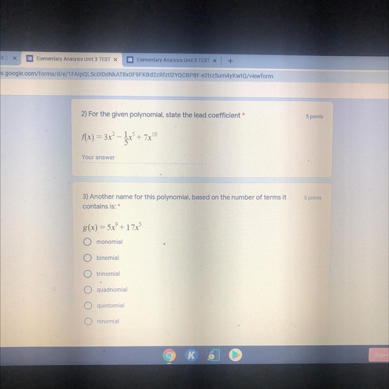 1) Plz help with these 2 questions having a hard time thank you ;)-example-1