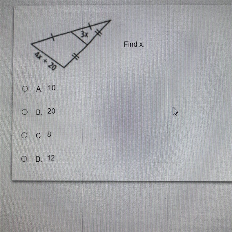 Find x (use pic for answer)-example-1