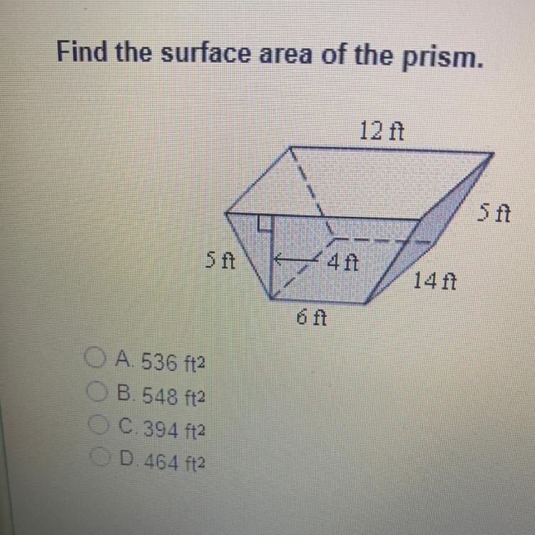 Find the surface area of the prism.-example-1