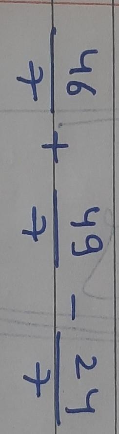 Solve this question in this question you have to solve 46 + 49 -24 ​-example-1