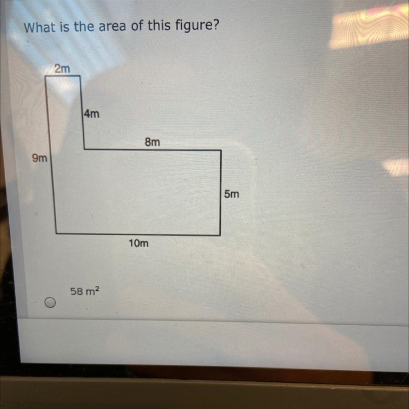 What is the area of this figure-example-1