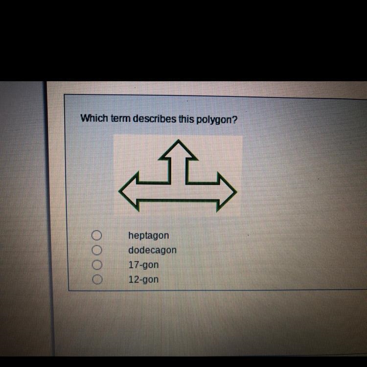 WHICH TERM BEST DESCRIBES THIS POLYGON-example-1