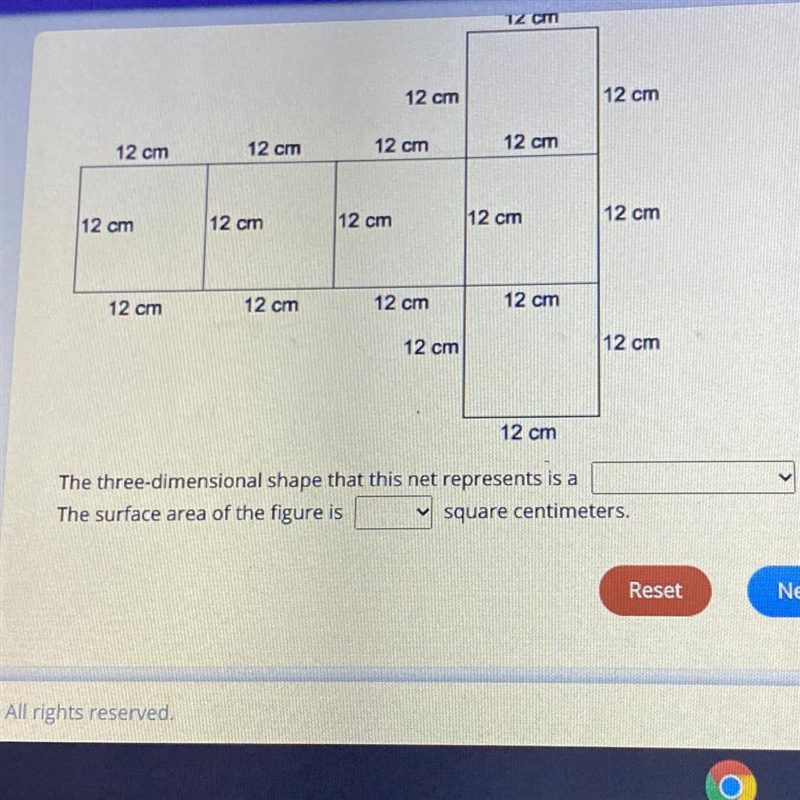 The three-dimensional shape that this net represents is a _? The surface area of the-example-1