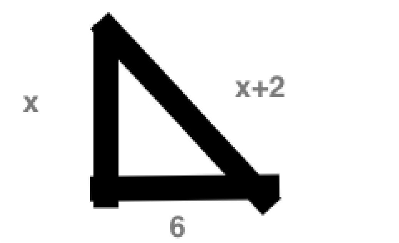 How do you find the value of x on this triangle?-example-1