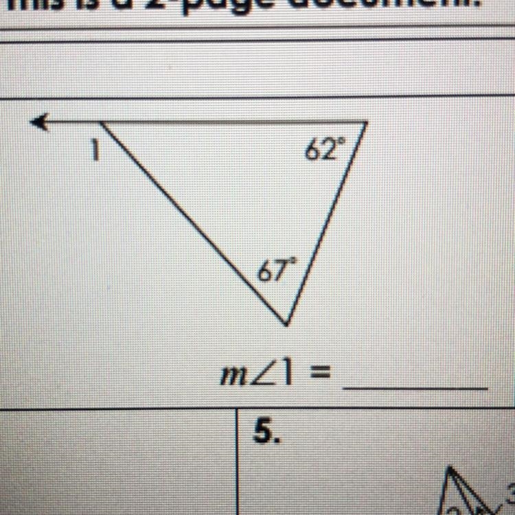 Find the missing angle-example-1