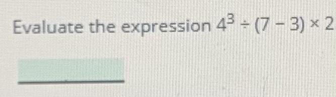 Evaluate the expression-example-1