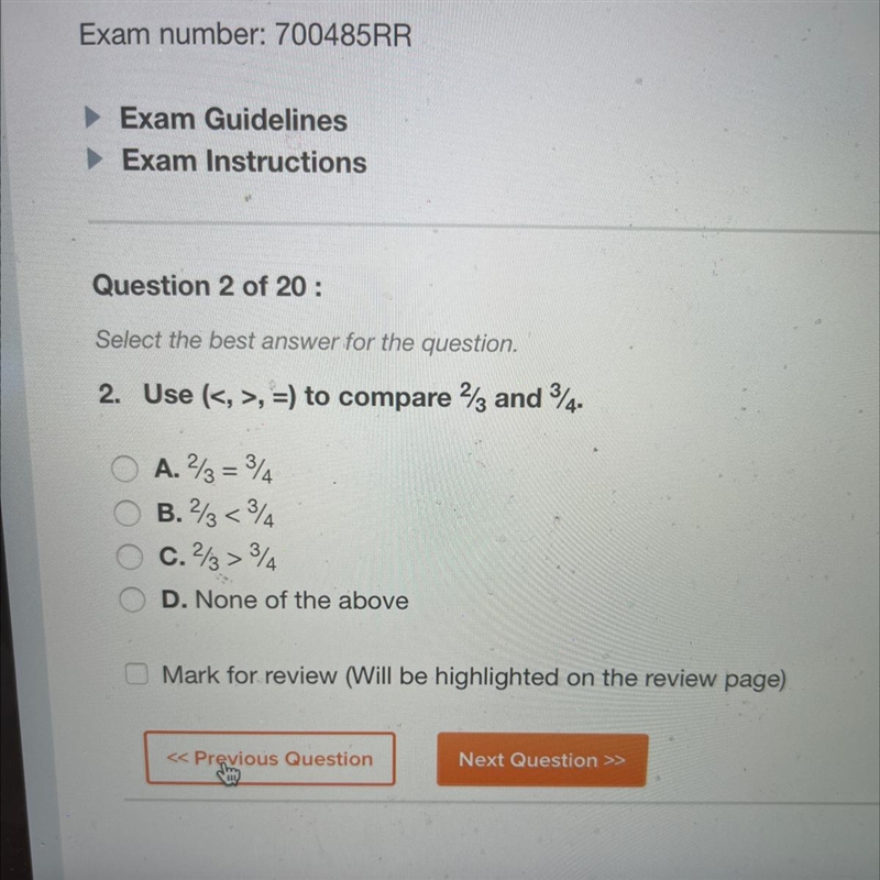 2. Use (<, >, =) to compare 23 and 34.-example-1