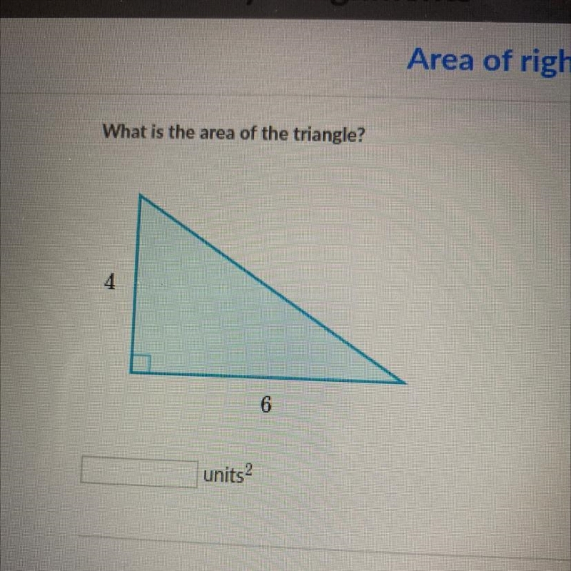 What’s the area of the triangle-example-1