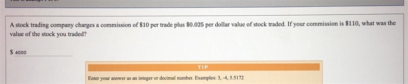 SOMEONE HELP PLEASE! So for this problem the answer I got is $4000. Is that the correct-example-1