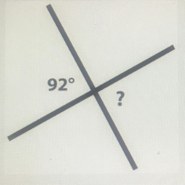 Find the measure of the missing angle.-example-1