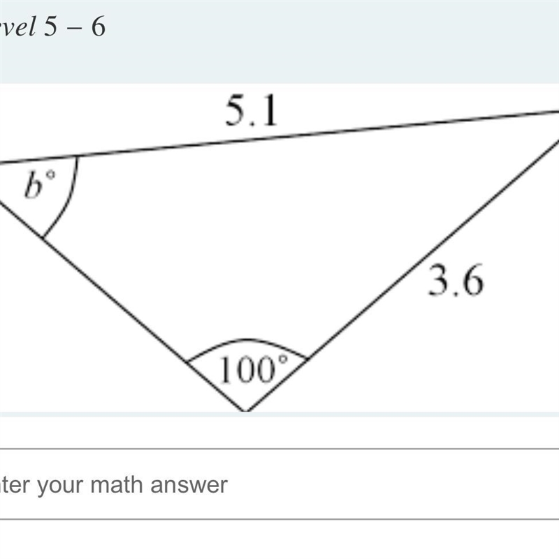 Indicate which formula you would use to solve for the missing side B and then write-example-1