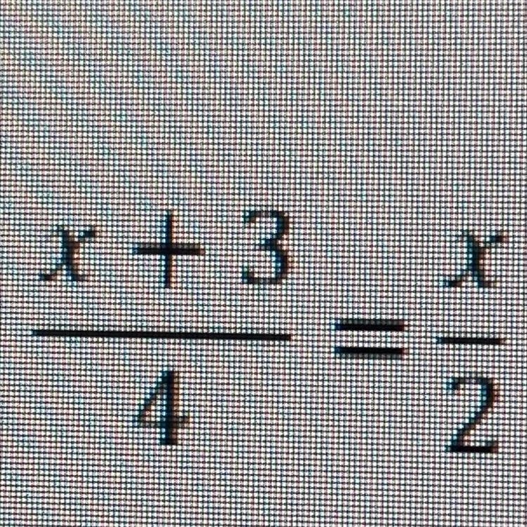 X+3/4 = x+2 solve the proportion-example-1