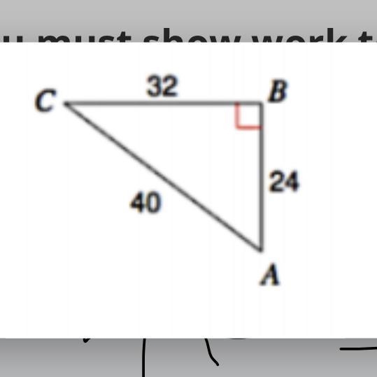 Help me please Determine the ratio for COS C in the picture below-example-1