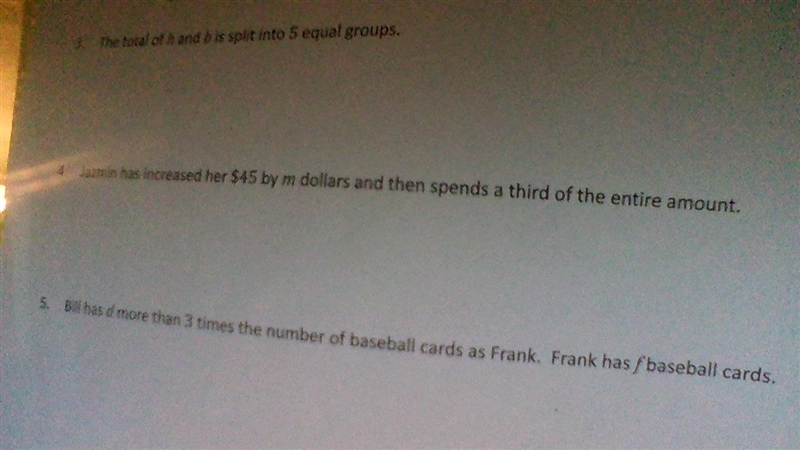 The total of h and b is split into 5 equal groups?-example-1