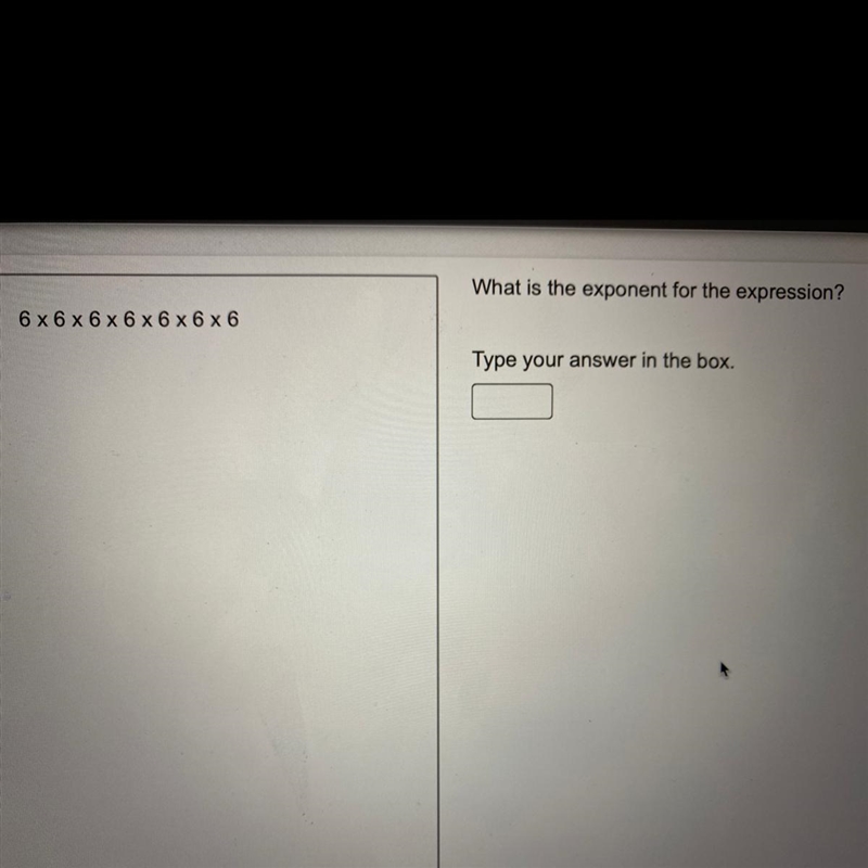 What is the exponent for the expression? PLSS I REALLY NEED HELP WITH THIS ONEE-example-1