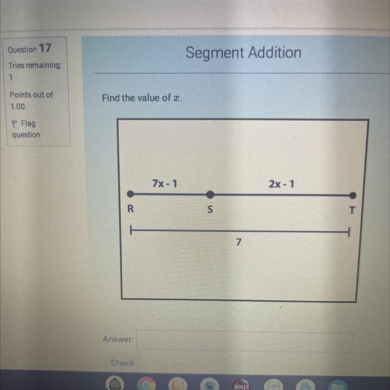 Find the value of x Please help...no links please-example-1