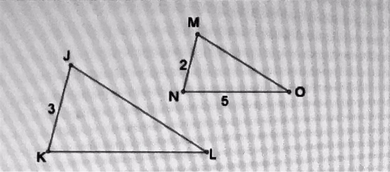 PLEASE HELP ME!! A: Given that the triangles are similar, find the length of side-example-1