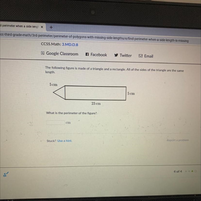 What is the perimeter of the figure-example-1