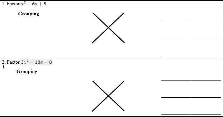 Show your work with x box method-example-1