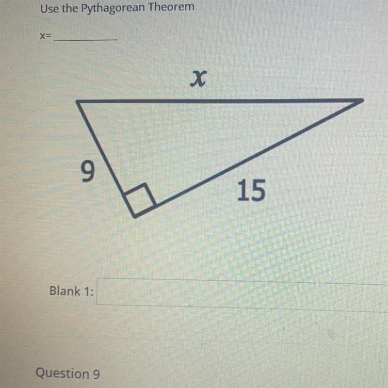 Use the Pythagorean Theorem-example-1