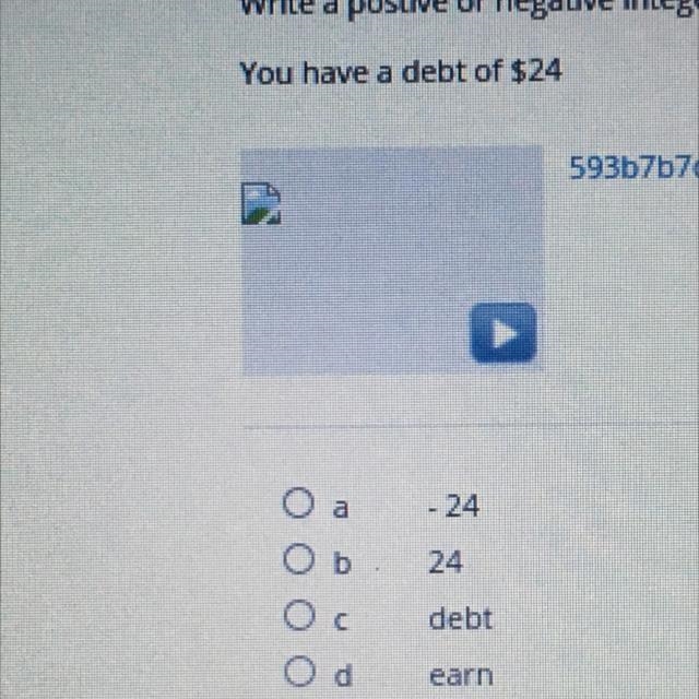 Write a positive or negative integer that represent the situation?-example-1